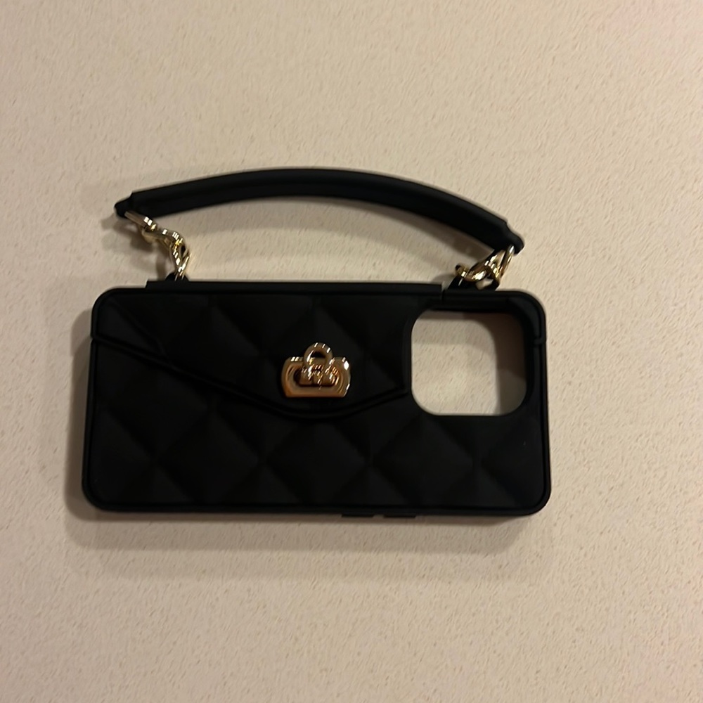 Purse black phone case